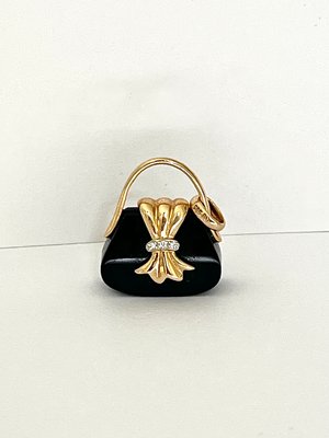 Onyx taske Vedhæng 14 kt guld