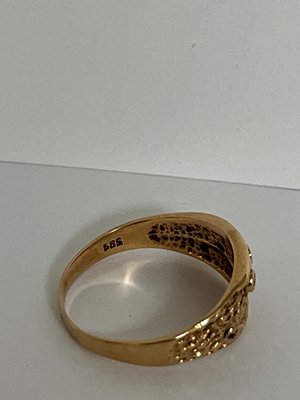 Organisk diamant Guld ring
