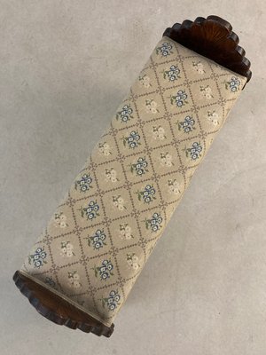 Bænk med detaljer.