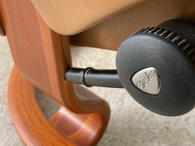 Stressless læder lænestol fra Ekornes Norge.