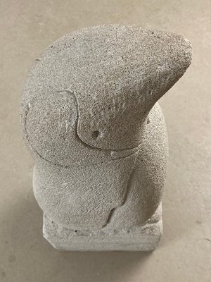 Skulptur af pingvin