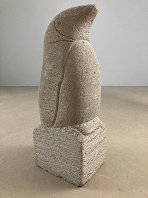 Skulptur af pingvin