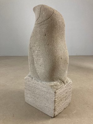 Skulptur af pingvin