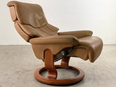 Stressless læder lænestol fra Ekornes Norge.