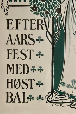 Original Tivoli plakat indrammet