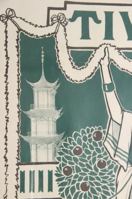 Original Tivoli plakat indrammet