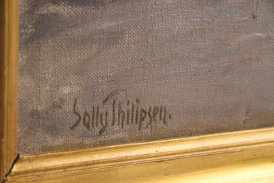 Sally Philippsen oliemaleri