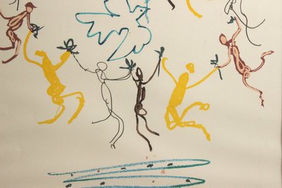 Efter Pablo Picasso “La Ronde de la Jeunesse” tryk fra 1961