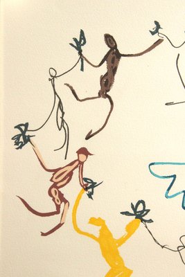 Efter Pablo Picasso “La Ronde de la Jeunesse” tryk fra 1961