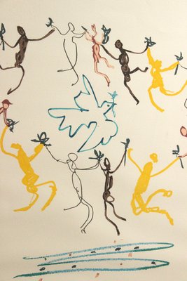 Efter Pablo Picasso “La Ronde de la Jeunesse” tryk fra 1961
