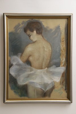 Knud Hougart tegning indrammet.