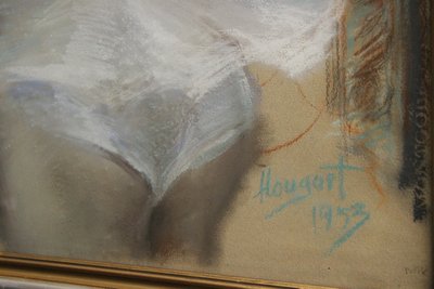 Knud Hougart tegning indrammet.
