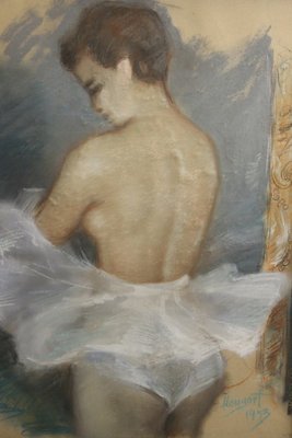 Knud Hougart tegning indrammet.