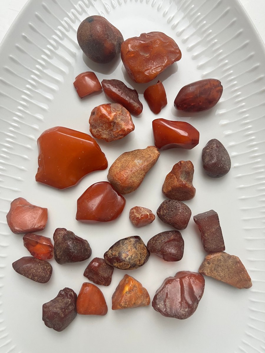 Samling rav ca. 128 gram