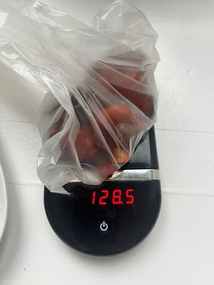 Samling rav ca. 128 gram