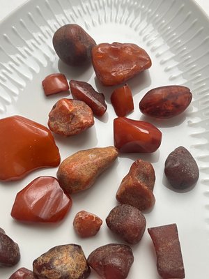 Samling rav ca. 128 gram