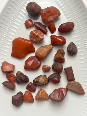 Samling rav ca. 128 gram