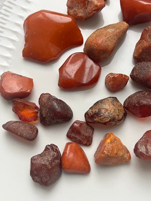 Samling rav ca. 128 gram