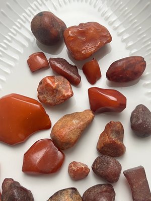 Samling rav ca. 128 gram