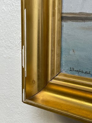 Havne maleri af Louise Bonfils