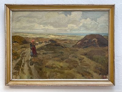 Landskabsmaleri af Gerda Holm