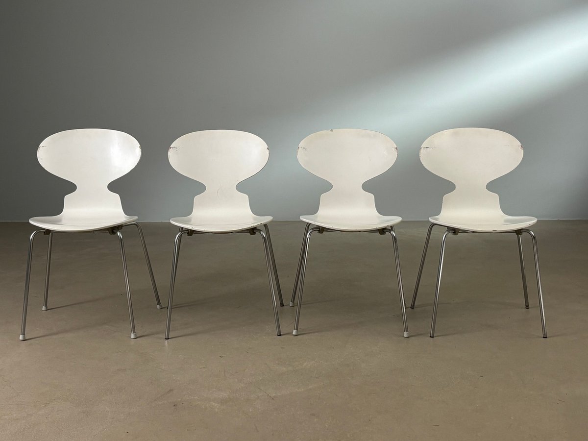 4 stk Arne Jacobsen myrestole
