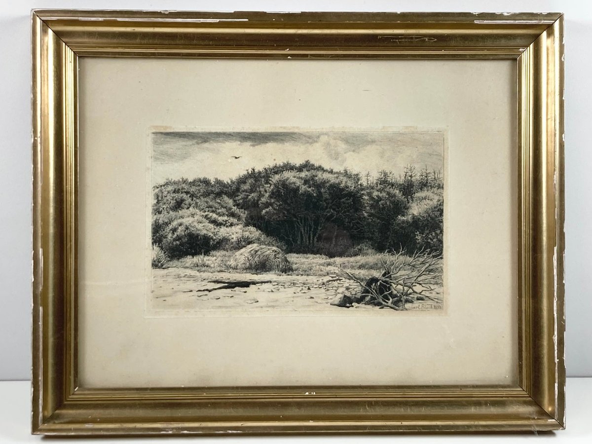 Radering af Carl Block 1883