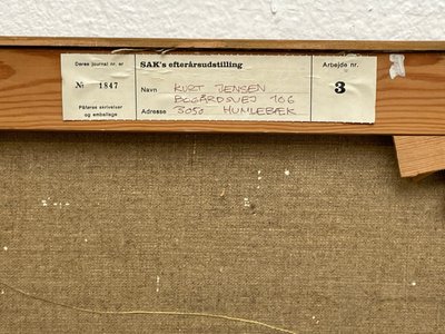 Maleri sign. Kurt Jensen 82