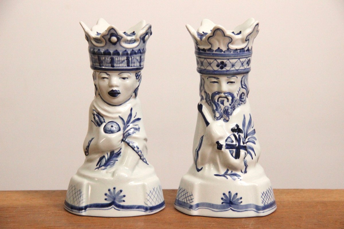 Aluminia “Three Wise Men” lysestager