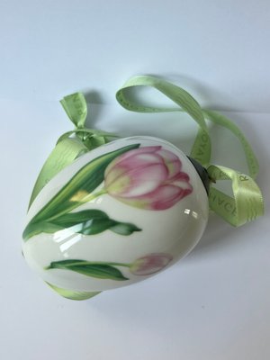 Royal Copenhagen stort påskeæg med tulipan