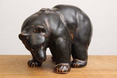 Knud Kyhn stående bjørn for Royal Copenhagen