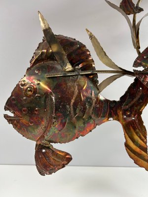 Væg relief af fisk