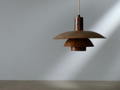 Unik patineret PH lampe