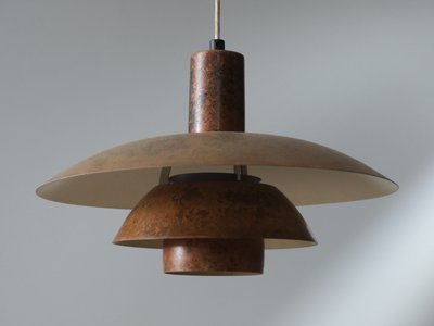 Unik patineret PH lampe