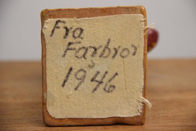 Porcelæn figur af postbud eller soldat – 1946