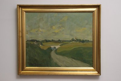 Landskabsmaleri af sommerlandet