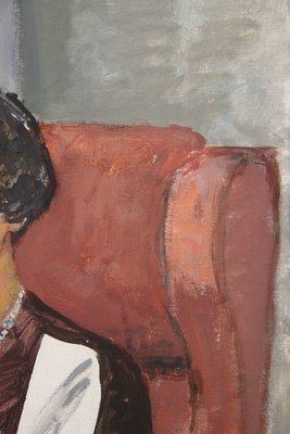 Bengt Koch kvindeligt portræt 1954