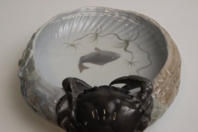 Royal Copenhagen Art Nouveau krabbeskål nr 2465