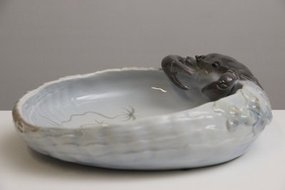 Royal Copenhagen Art Nouveau krabbeskål nr 2465