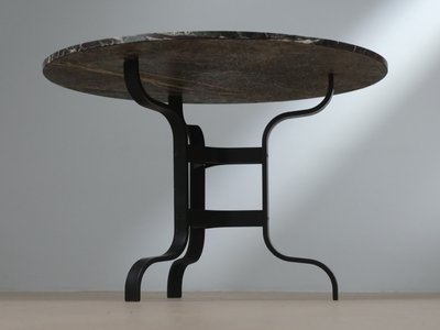 Rundt Marmor spisebord