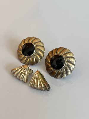 2 par vintage sølv øreringe