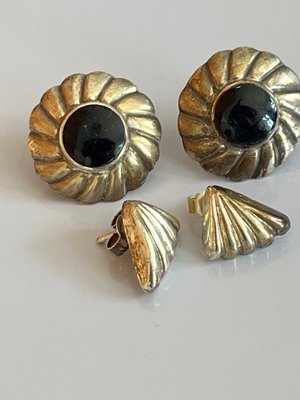 2 par vintage sølv øreringe