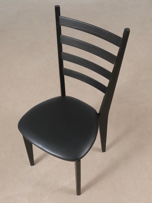 6 stk mørke spisestuestole