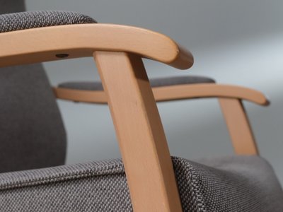 Nordic Easy Chair “Blokhus Plus” lænestol med fodskammel