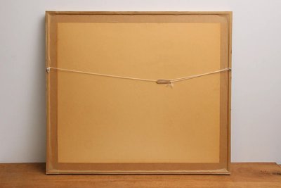 Abstrakt litografi af Arne Lundsteen Hansen