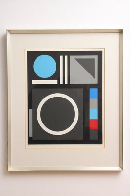 Jette Thyssen “Reflexion I” Sign. litografi 1983 72/100
