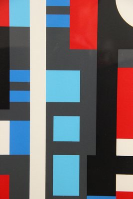 Jette Thyssen Space Solar V Signeret litografi 1981