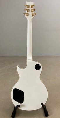 Supreme Rage hvid single cut elguitar med guld hardware
