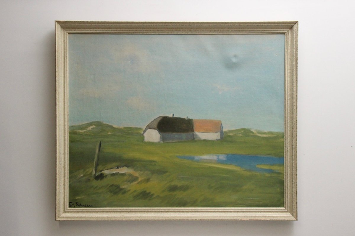 Fritz S. Landskabsmaleri