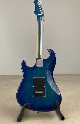 Burns London SSJ Elguitar Transparent Blue Finish